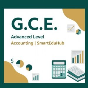 G.C.E. Advanced Level Accounting Online Course Sri Lanka SmartEduHub Financial Accounting